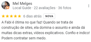 depoimento site ong